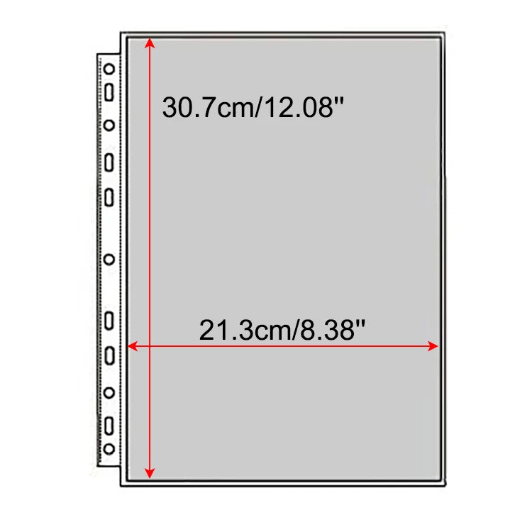 A4 Binder Photocards Holder Kpop Photo Card Page 2/3/4/9/10 Pocket Sleeves PVC Free Photo Album Refills 4x6 10x15 Pocket Sleeves