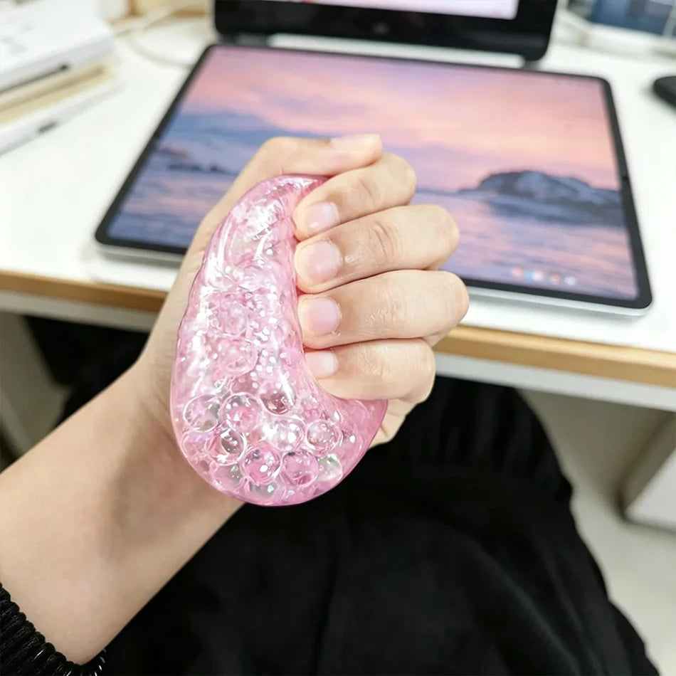 Mini Glitter Dumpling Squishy ULTRA RARE Gold Glitter Hidden Edition Dumpling Sensory Steamer Soft Dough Ball for Stress Relief
