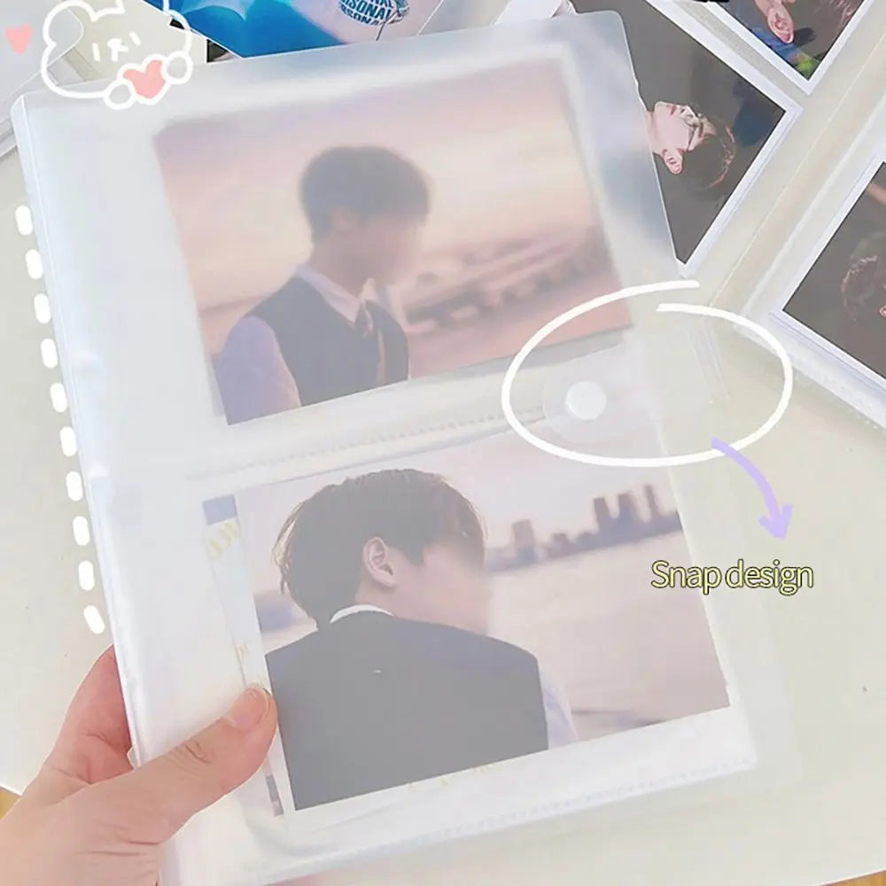 New Collect Book Photo Album 80/160 Slots PVC Picture Card Holder Transparent 3/4/5/6 Inch Photocard Holder Idol Star