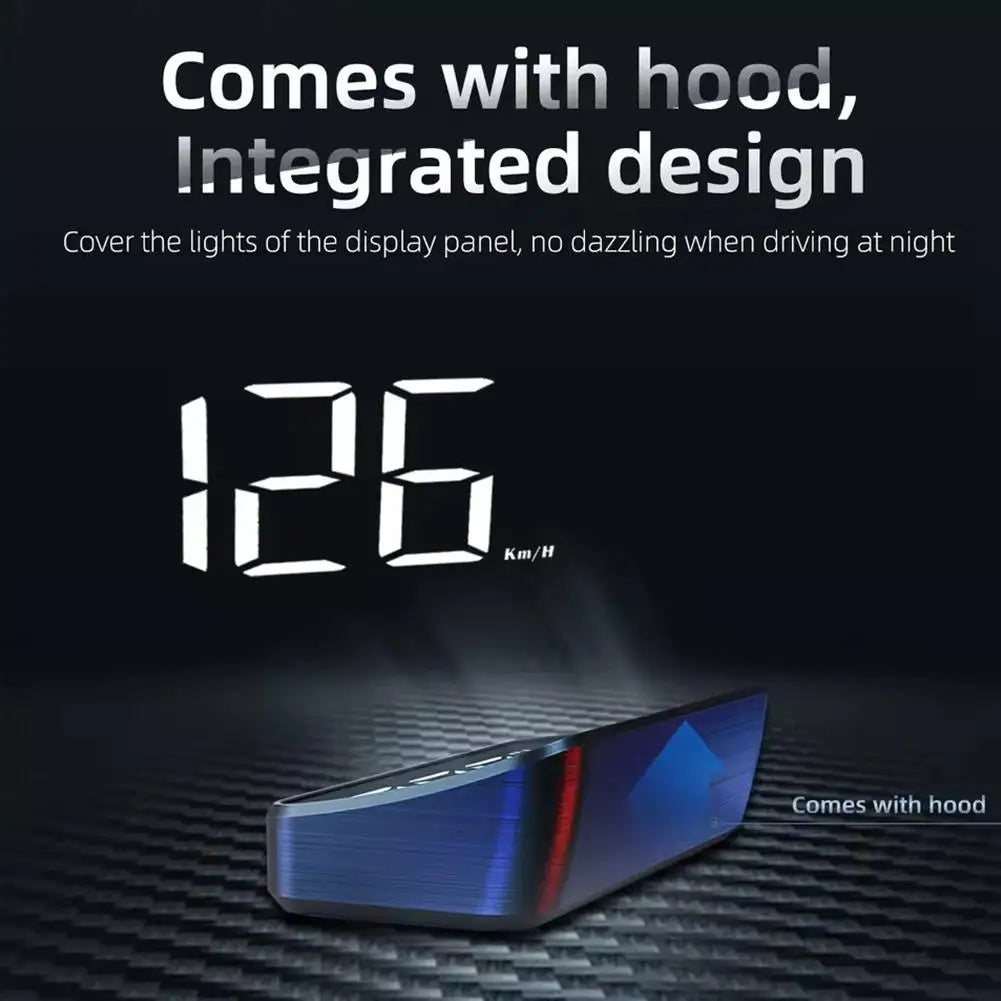 HD M2 Head Up Display GPS Digital Speedometer Universal KM/H Digital HUD Windshield Projector Auto Electronics Accessory