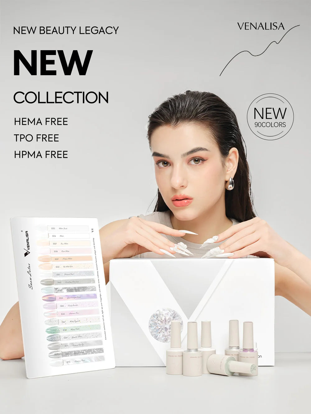 Venalisa TPO FREE225g Super Quality Refill Gel Nail Art Soak Off UV/LED No Wipe Top Coat Base Coat Without Sticky Layer Top Coat