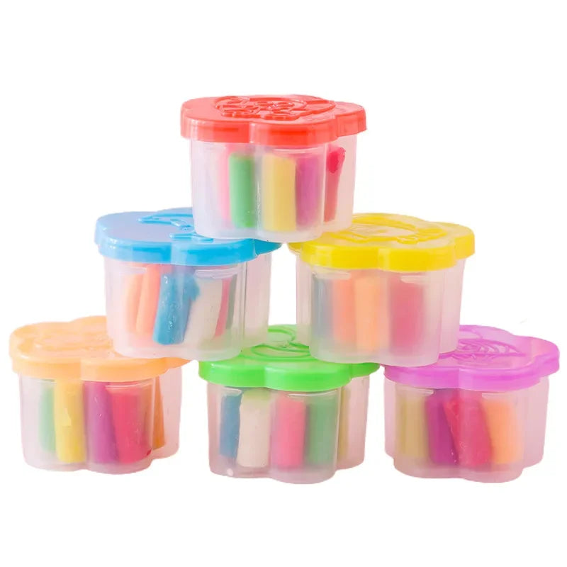 12 Boxes DIY Colorful Clay Handmade Plasticine Toy for Kids Birthday Party Favors Kindergarten Rewards Goodie Bag Pinata Fillers