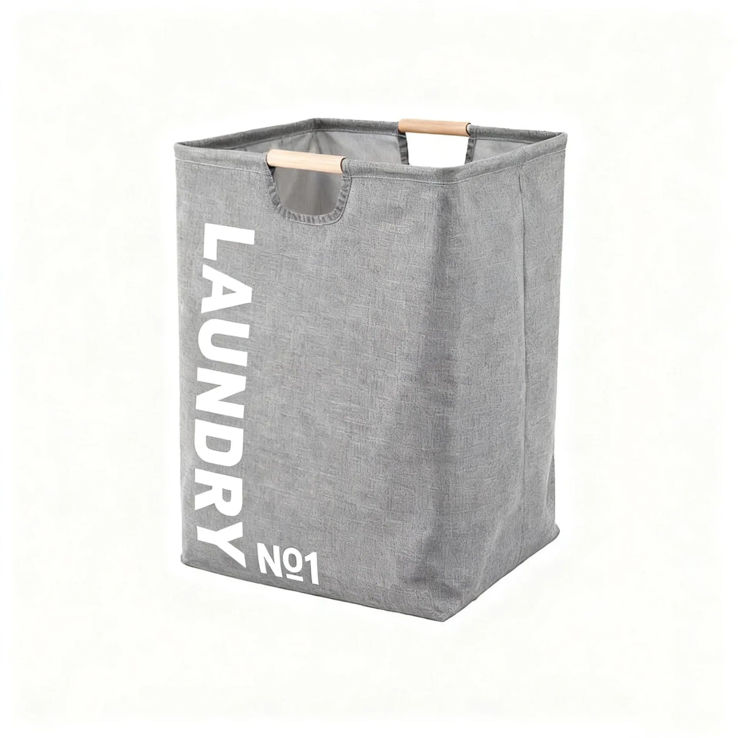 Foldable Fabric Laundry Basket with Handles Large Capacity Waterproof Storage Bin for Home and Bathroom