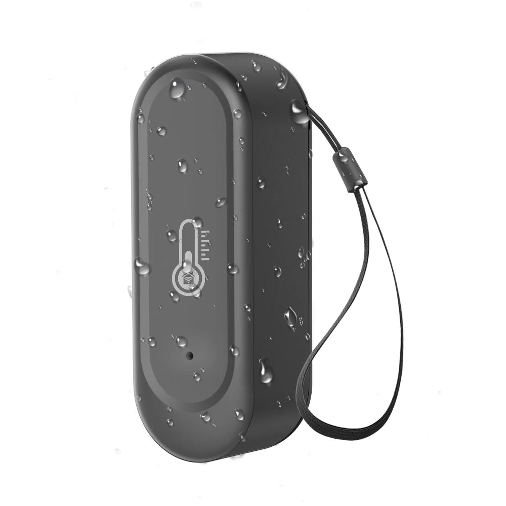 Tuya WiFi/Zigbee Smart Temperature Humidity Sensor Outdoor IP65 Waterproof APP Remote Monitoring Works With Alexa Google Home