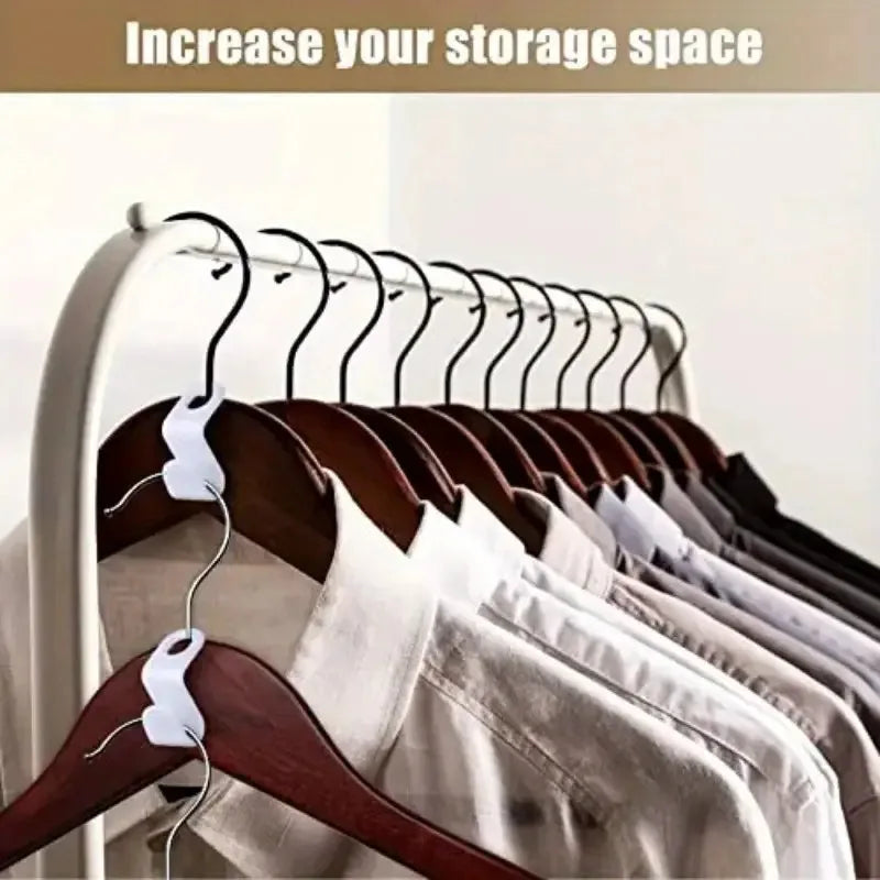 5-50Pcs Clothes Hanger Hooks Organizer Connect Multifunction Cascading Plastic Bedroom Wardrobe Storage Space Saving Coat Hook