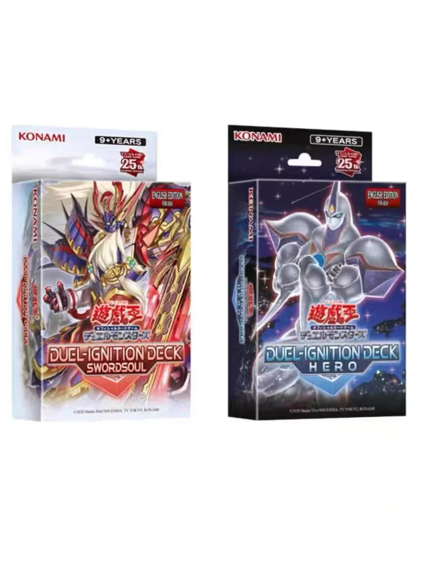 Original YuGiOh Structure Deck: Rise of the Blue-Eyes Asian/IDark Magicians/Hero Swordsoul Tactical-Try Deck Rescue Ace English
