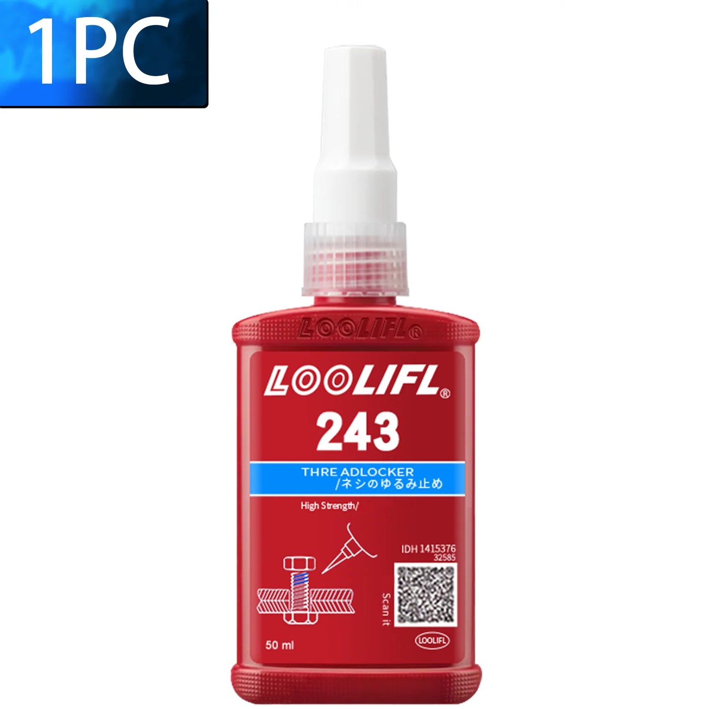 243 271 50ml Threadlocker Anaerobic Glues Anti Loose Screw Glues Fastening Quickly Cured Thread Locking Agent Sealant for Screws