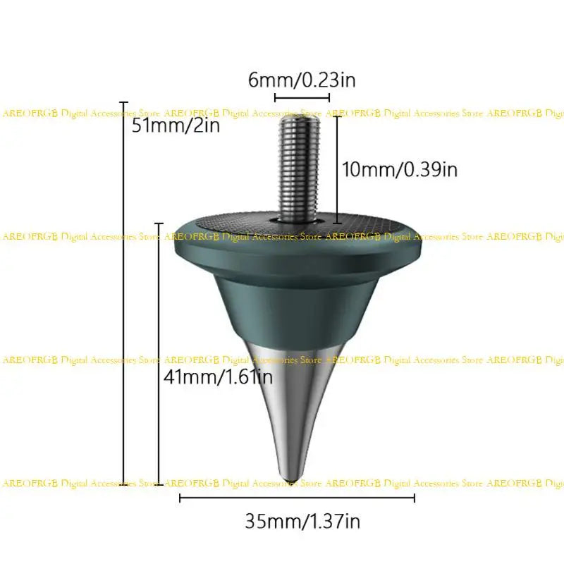 E21E Durability AntiVibration Speaker Spikes Stand Pad NonSlip for Systems Upgrades