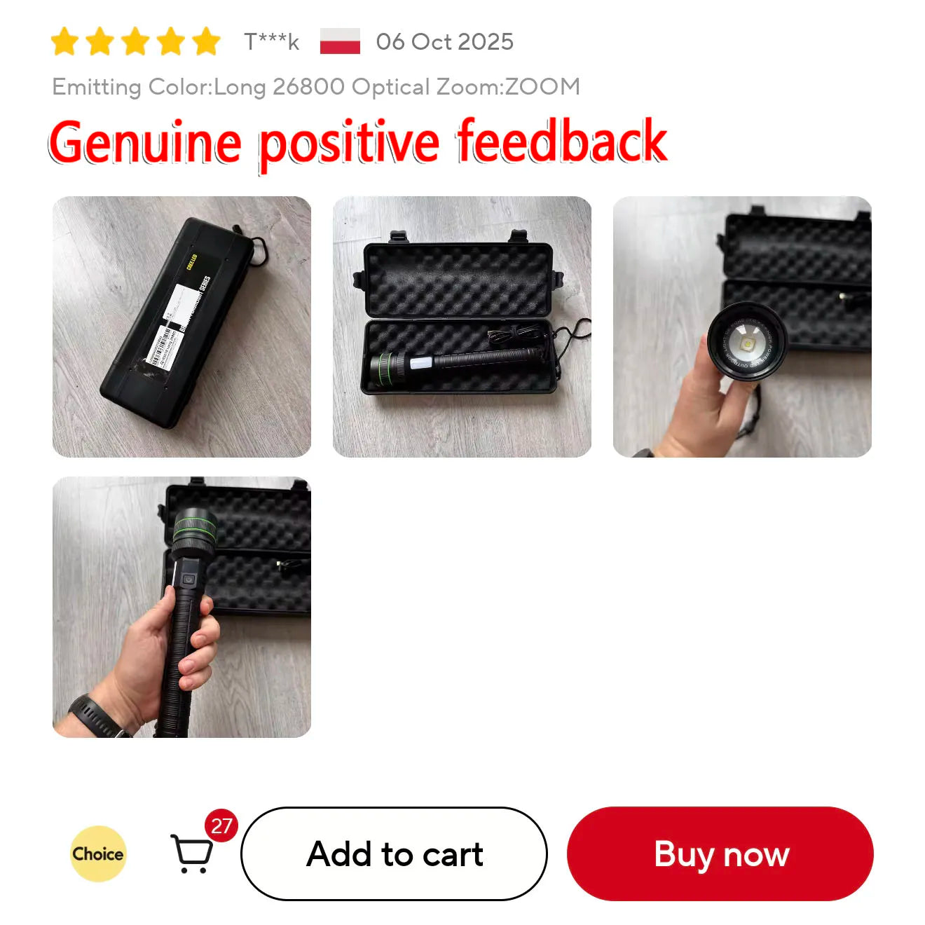 hit product long-range kilometer ultra bright flashlight, outdoor waterproof high-power strong light flashlight, rechargeable
