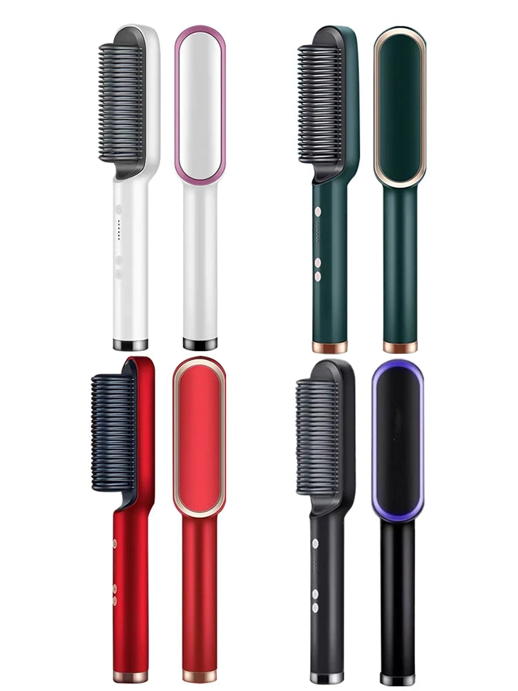 Hair Dryer Comb Curling Irons Beauty Products Hair Brushes Fast Heating Hair Straightener Comb