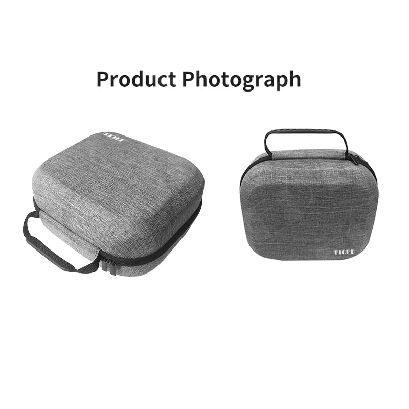 FICEP Bag For Oculus Quest 2 /Meta Quest 3/ Pico 4 Case Portable Boxes VR Headset Travel Carrying Case Hard EVA Storage Box Bag