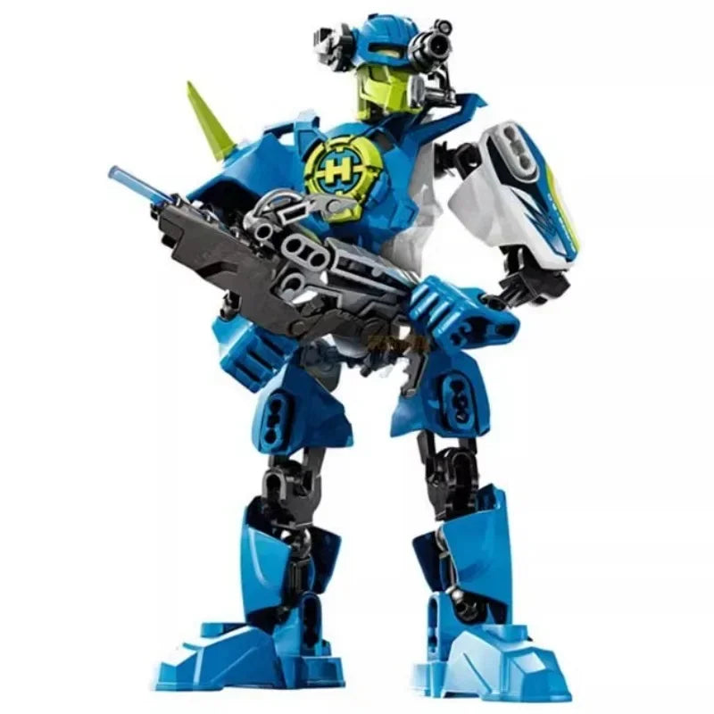 Hero Factory Star Warrior Bionicle Building Blocks, Furno Evo Combined Robot Mech Model Toy Set for Kids, Holiday Gift