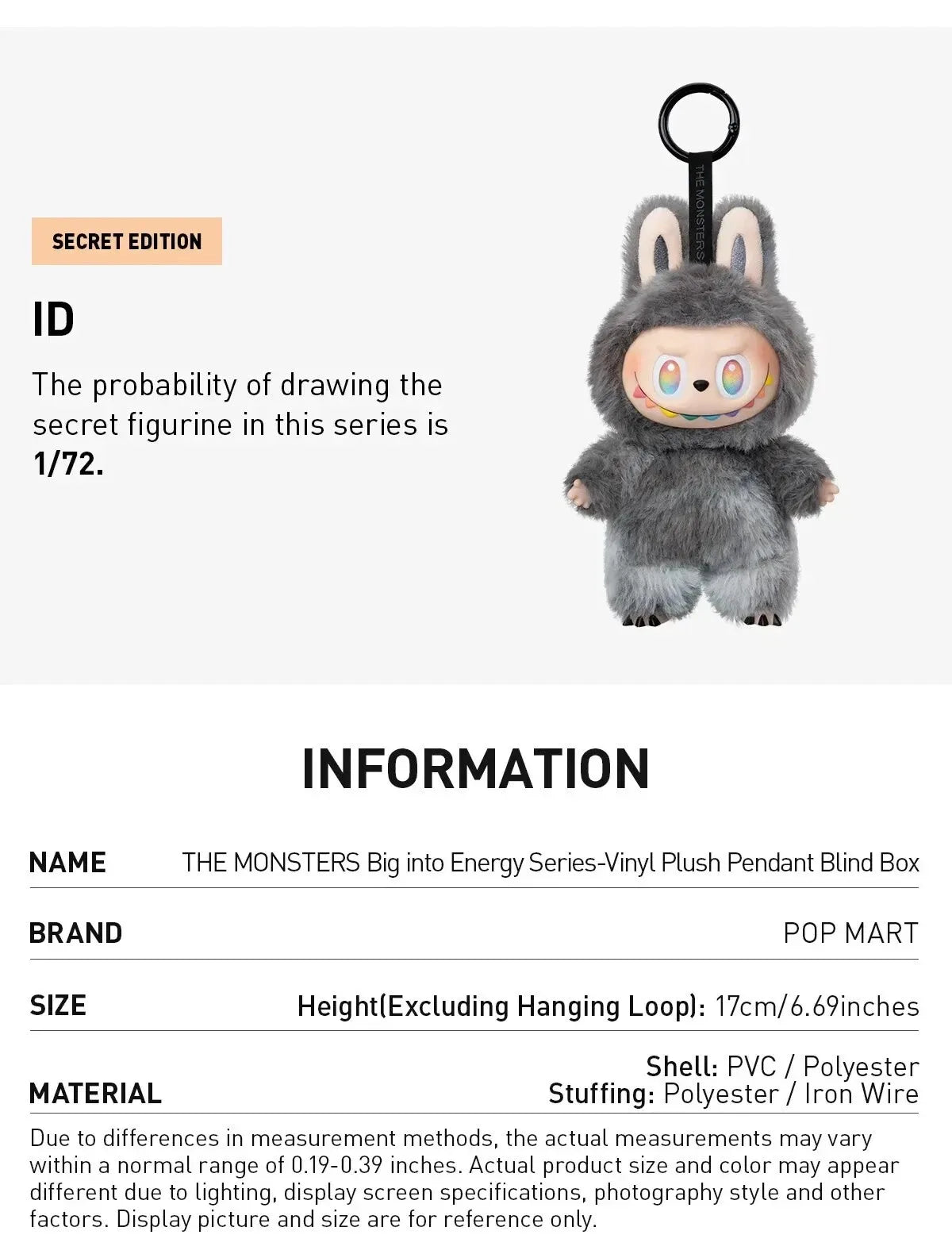 THE MONSTERS Labubu Doll Mystery Box, 100% genuine - Macaron color, It's the perfect gift for children, family and frict Gift