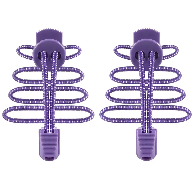 1Pair/3Pair Round Elastic Shoelace No-Tie Shoelaces for Sneakers and Casual Shoes Quick-On Quick-Off Laces