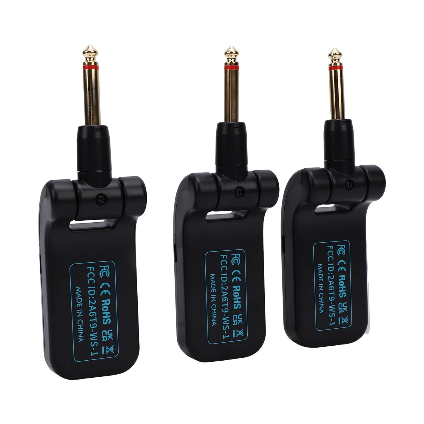 2.4G Wireless Guitar System Guitar Transmitter Receiver Set for Electric Guitar Bass 48K/16bit Real-time Transmission