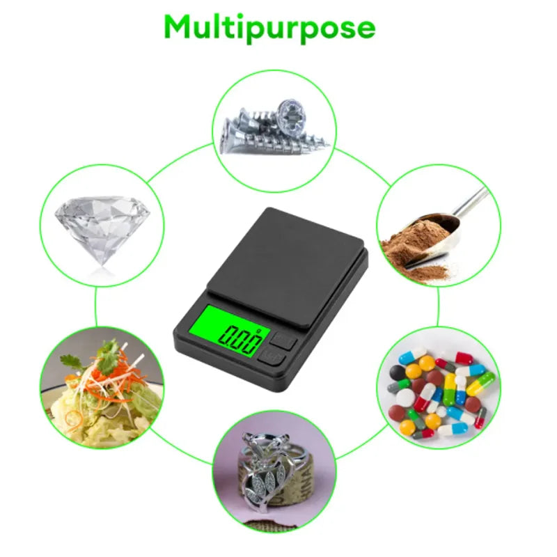For Digital Weighing, Food and Jewelry, Kitchen Scale, High-precision Small Electronic Scale Precision Scale with Backlit LCD