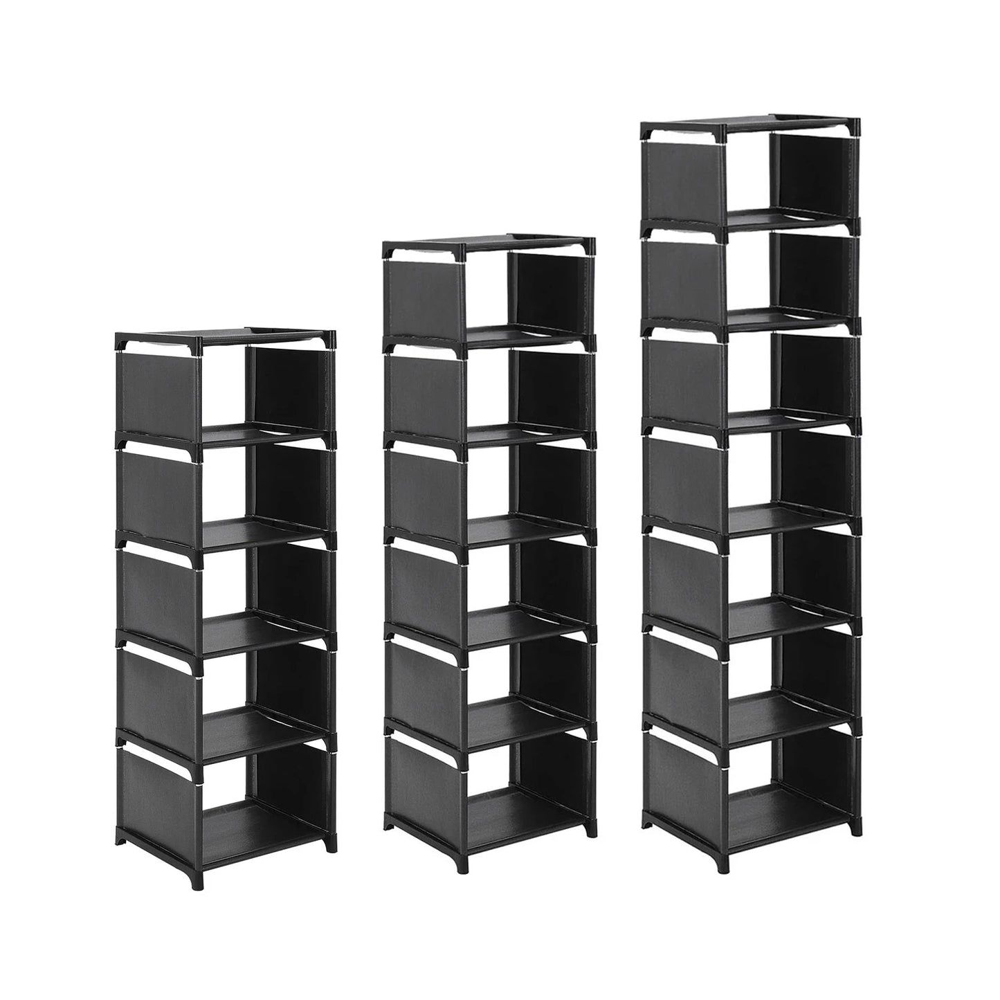 6/7/8-layer stackable shoe rack multi-layer freestanding DIY shoe rack space-saving adjustable assembly shoe rack