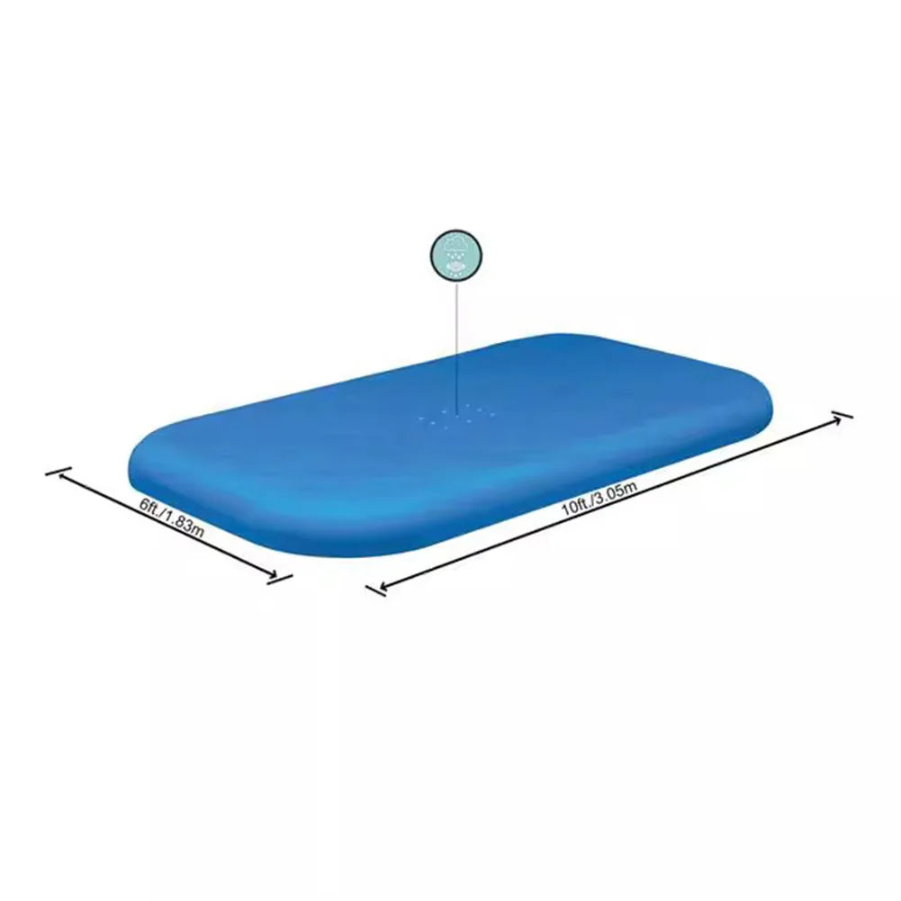 Swimming Pool Cover Cloth 262×175/305×183cm Thickeness Square Dust-proof Cloth For Swimming Pool Protection Accessories