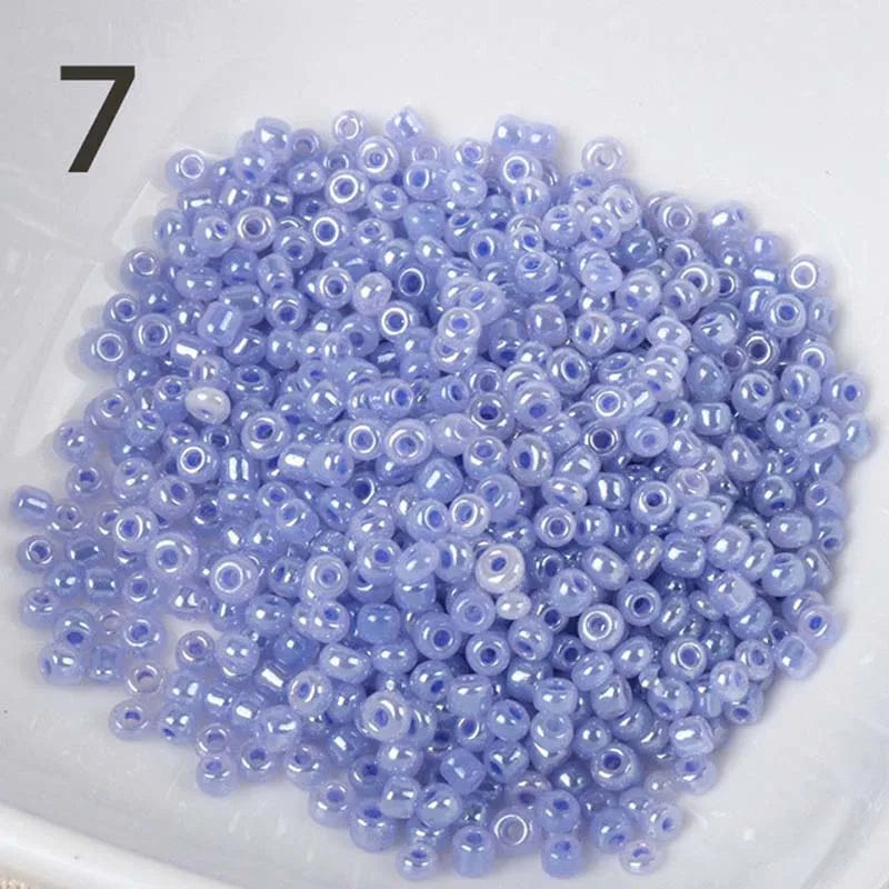 Gold and Silver Color 2mm 3mm 4mm Crystal Glass Spacer beads,Czech Seed Beads For Jewelry Handmade DIY BLUV03X