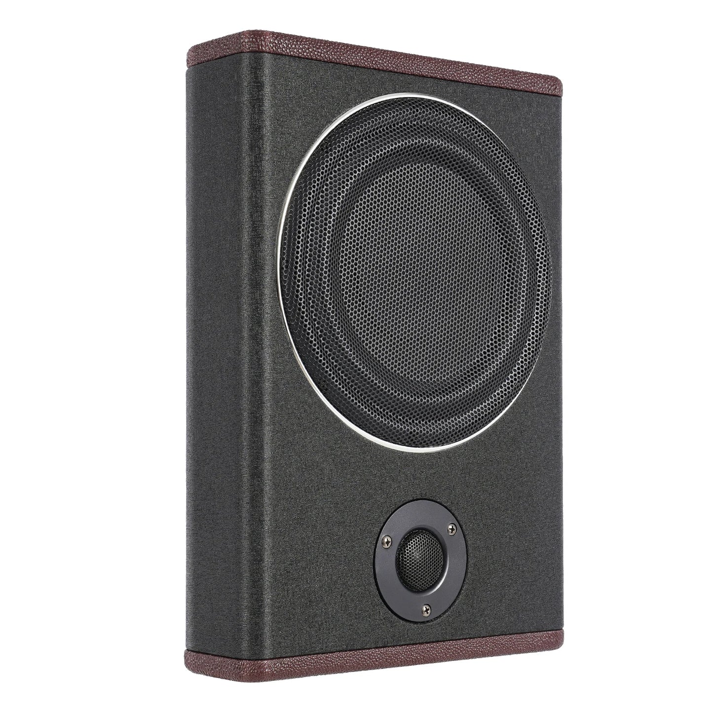 8 Inch 600W Underseat Car Audio Ultra Slim Compact Active Subwoofer System Loud Sound Audio Active Bass Box