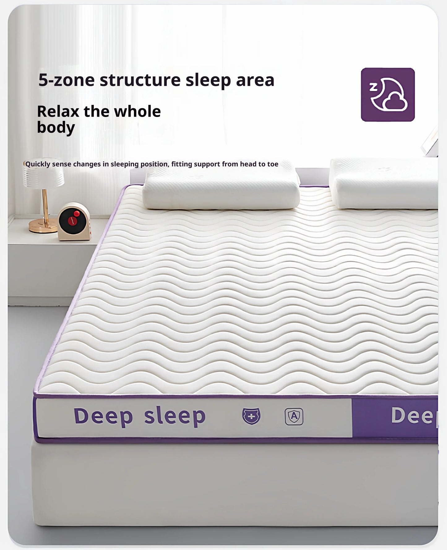 Filler latex non-full latex Foam Mattress King Queen Twin Cooling Gel Breathable Hypoallergenic Orthopedic Pressure