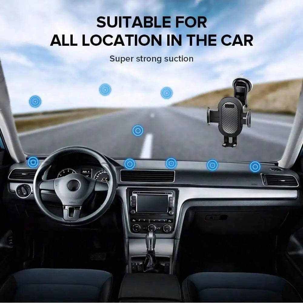 1PC Car Dashboard Navigation Bracket - Suction Cup Mobile Phone Support for Dashboard or Air Outlet
