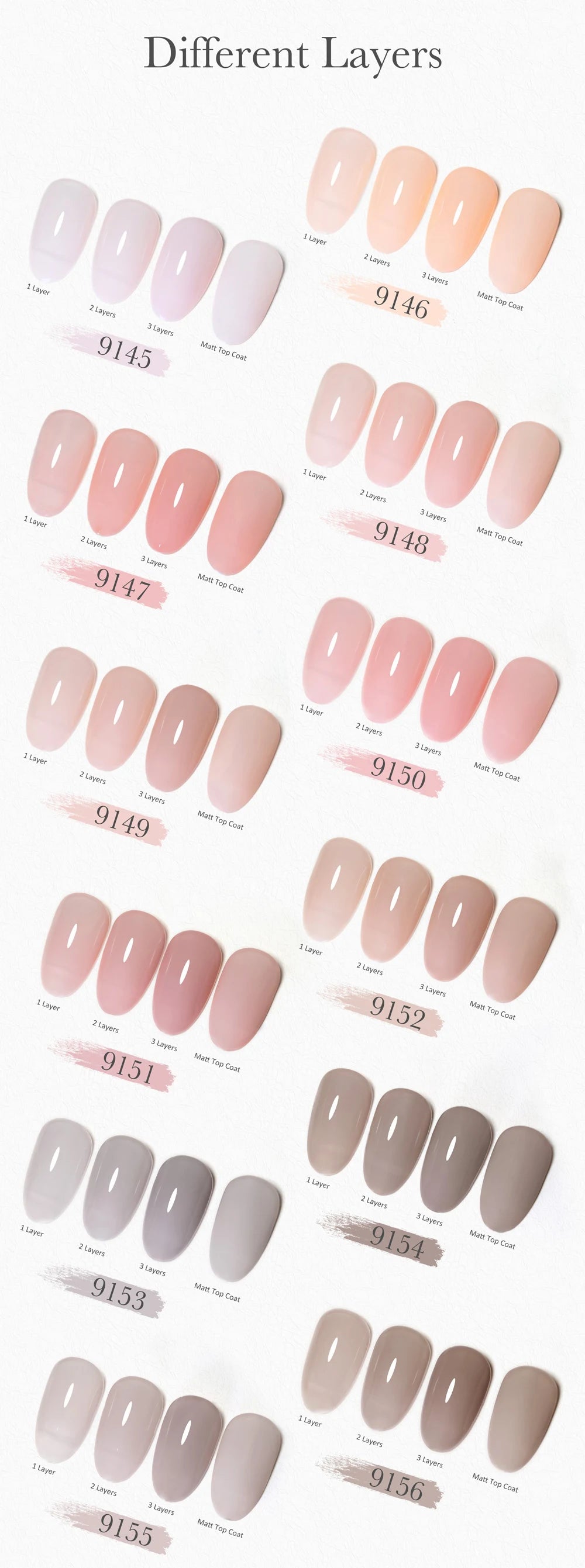 Canni Nail Gel Polish Jelly Nude Color HEMA FREE TPO FREE 9ml Transparent Semi Permanent Natural Nude French Nail Gel Lacquer