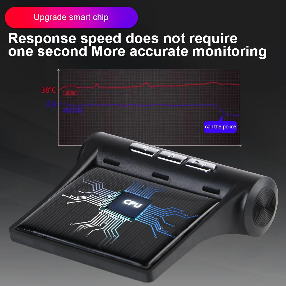 Tire Pressure Monitoring System Temperature Warning New C External Battery Version Sensors Solar TPMS Car Tyre Pressure Monitor