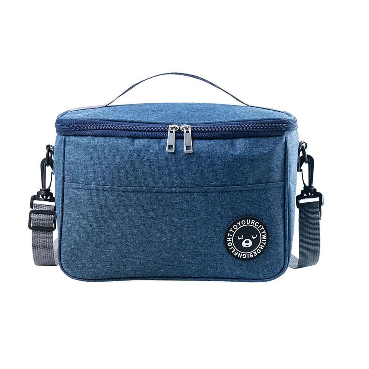 Thermal bag bento bag aluminum foil thickened lunch box thermal bag with rice shoulder strap bento bag one pack
