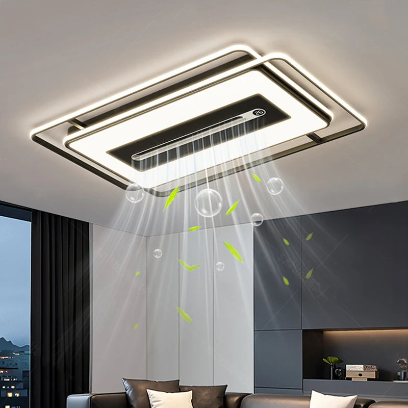 LED ultra-thin ceiling light, modern and simple living room lighting fixture, 2026 new atmospheric rectangular bedroom light