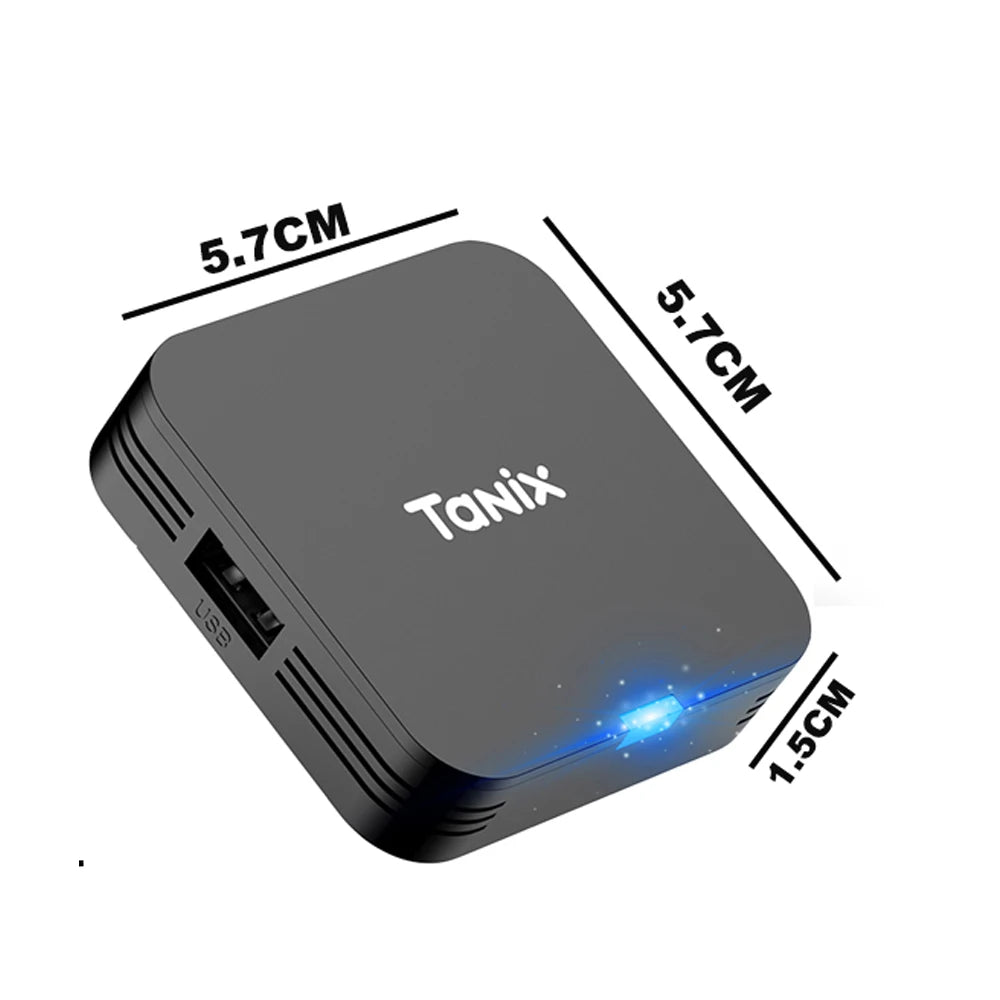 Tanix TX1 Android 10 TV Box 2.4G WIFI 4K HDR 3D 8GB 16GB Allwinner H313 Quad Core Global Media Player DC 5V/2A