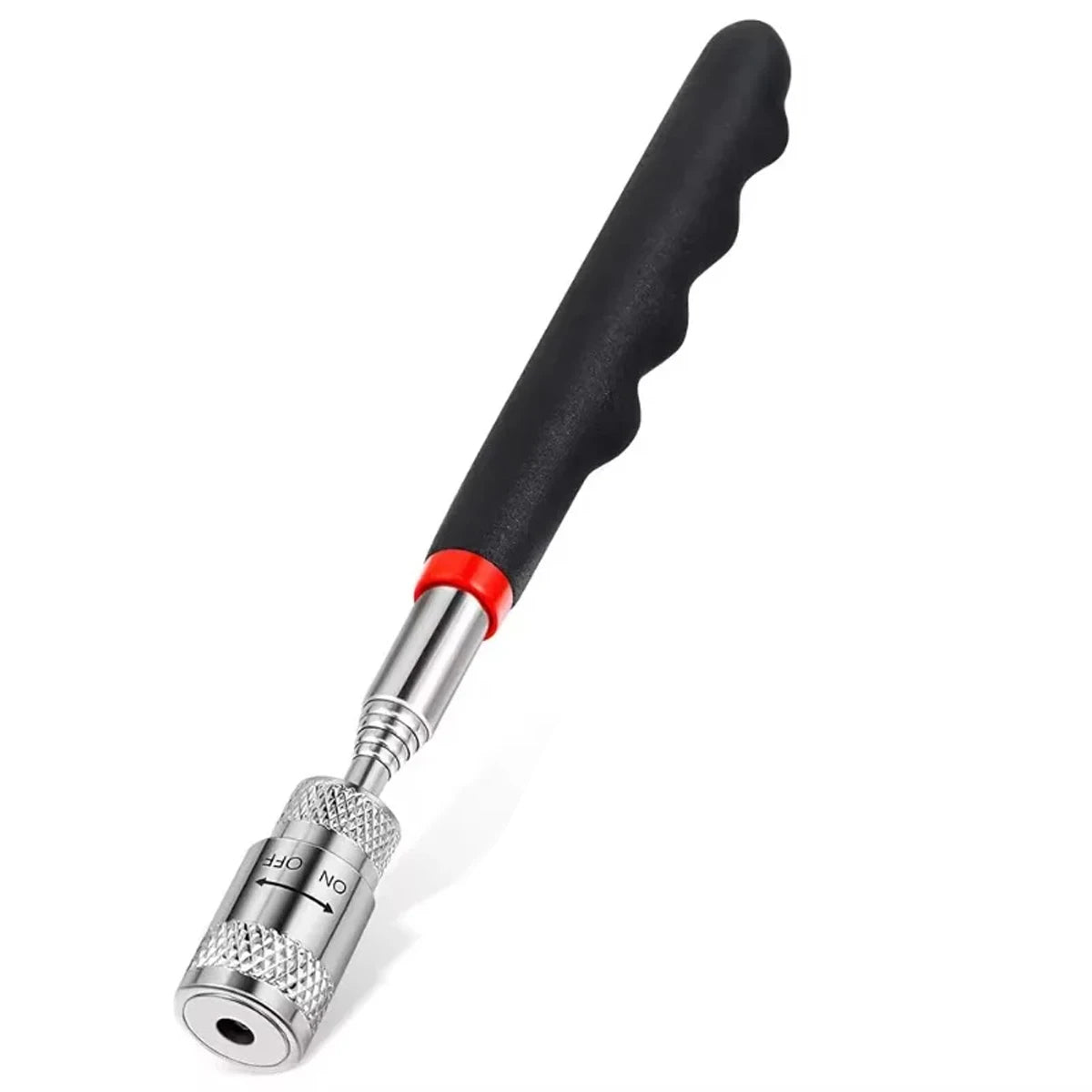 Telescopic Magnetic Iron Suction Rod with LED Light Metal Pick-up Tool DIY Strong Magnetic Metal Screw Suction Rod Pick-up Tools