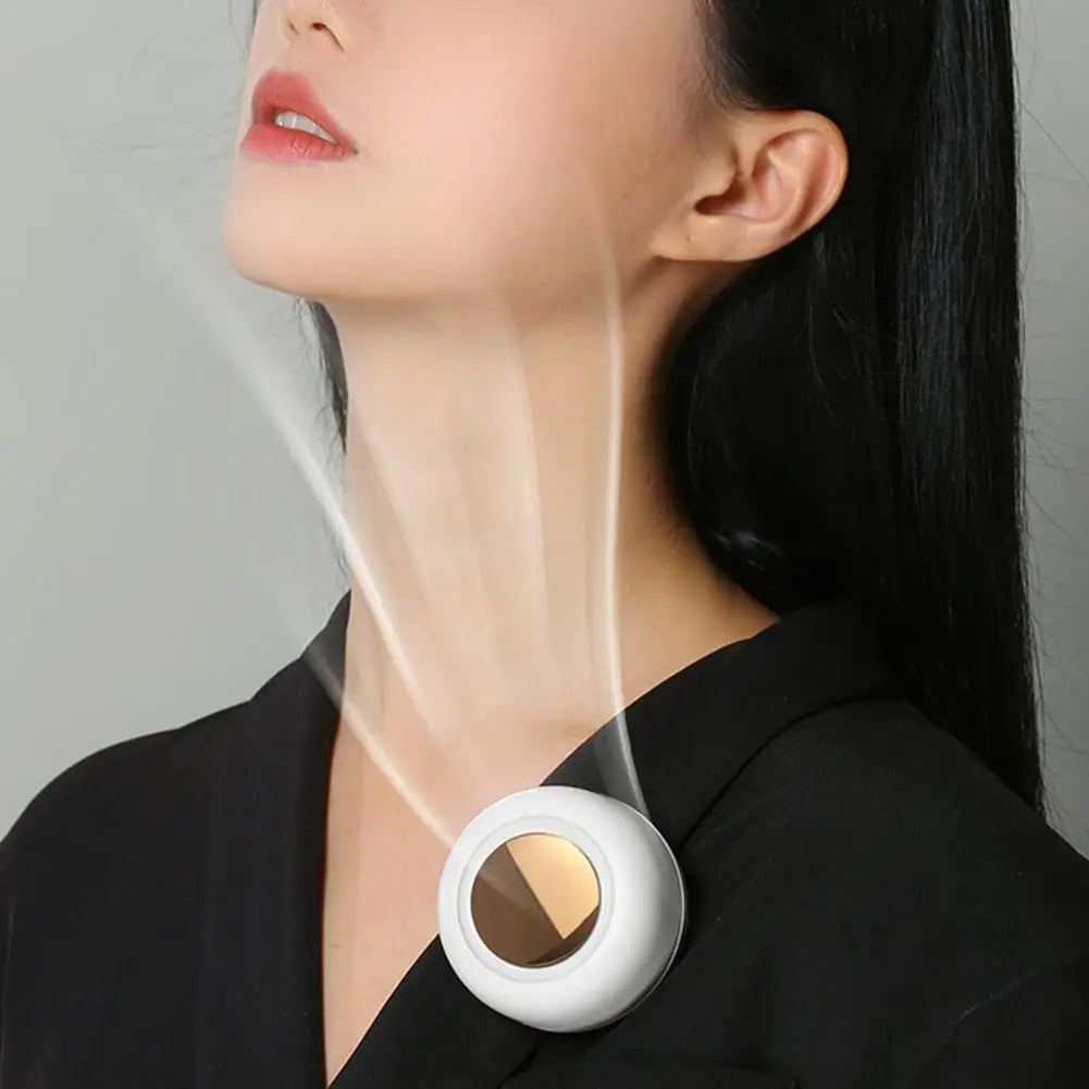 Whirlwind Leafless Mini Fan With Portable Button Design USB Charging Silent Portable Mini Fan For Home And Outdoor Travel