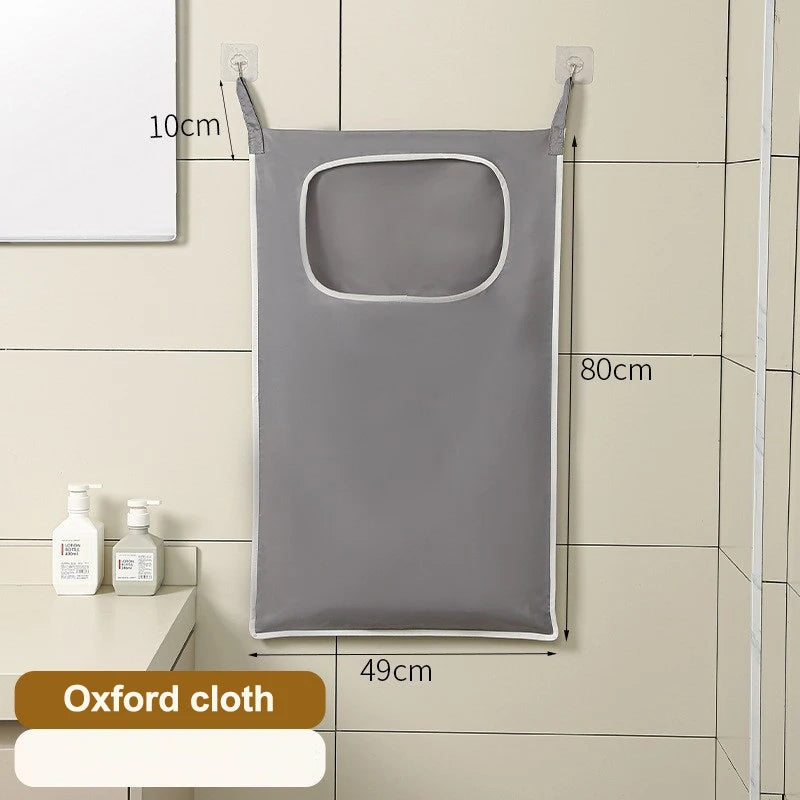 1PC Door Hanging Laundry Basket Wall Mounted Dirty Clothes Storage Box Household Sundries Storage Bag Storage Bag