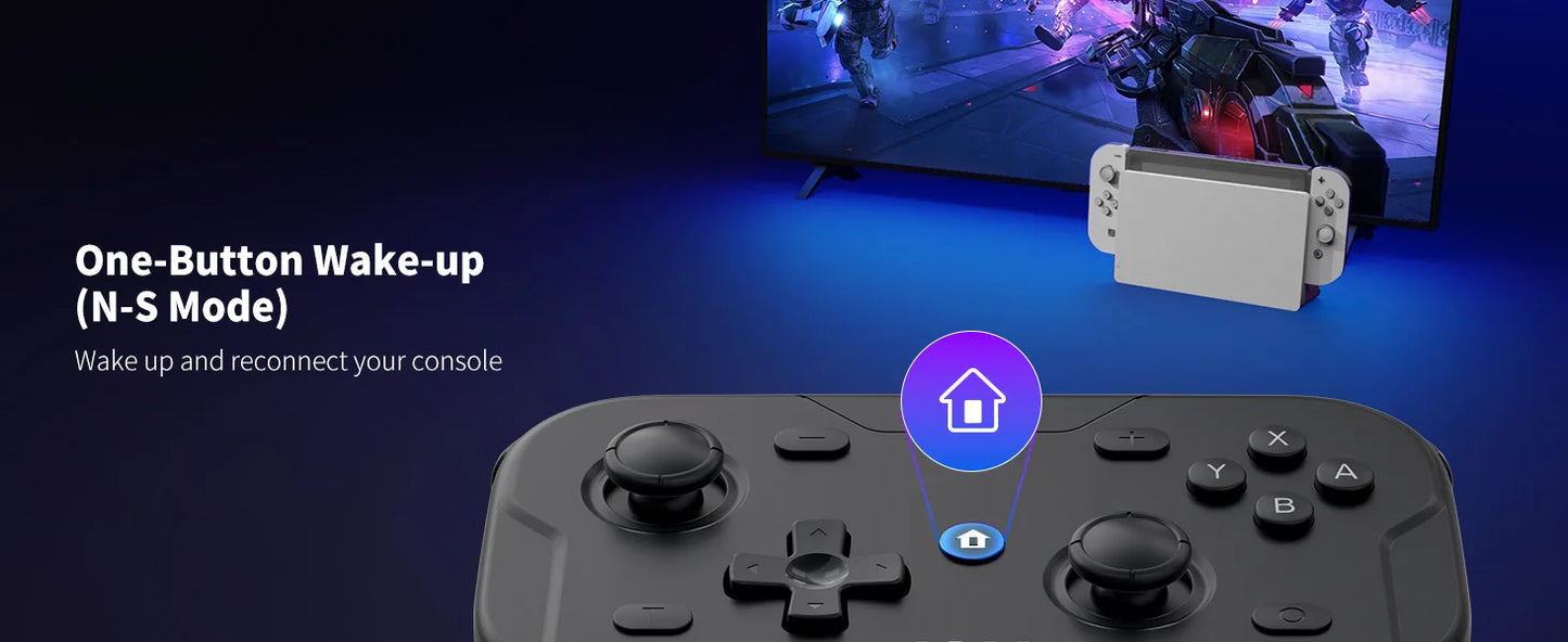 AceGamer Pocket Game Controller Portable Hall Joysticks 1000Hz Bluetooth Gamepad for Switch/Switch2/Android/iOS/PC/Steamdeck