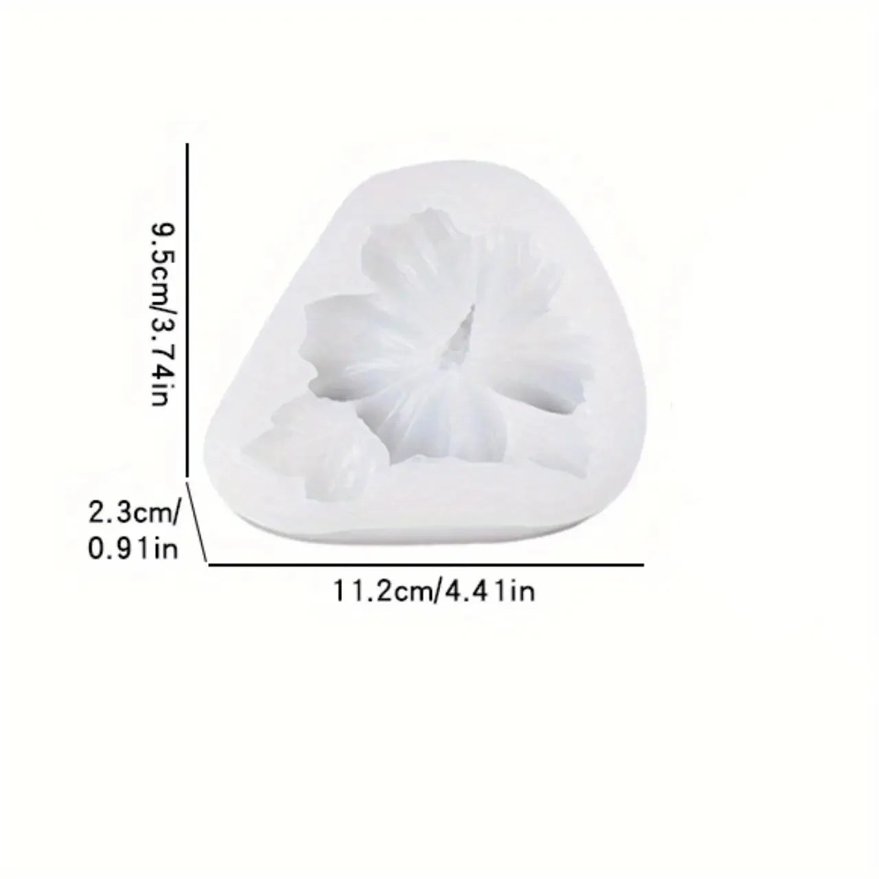 1-Cavity Rose Flower Mold - Non-Stick Silicone Mold for Candles, Soap, Plaster, and Aromatherapy - Easy to Demold, Reusable Floral Mold, Suitable for DIY Home Decor, Weddings, Parties - Suitable for Beginners and Professional