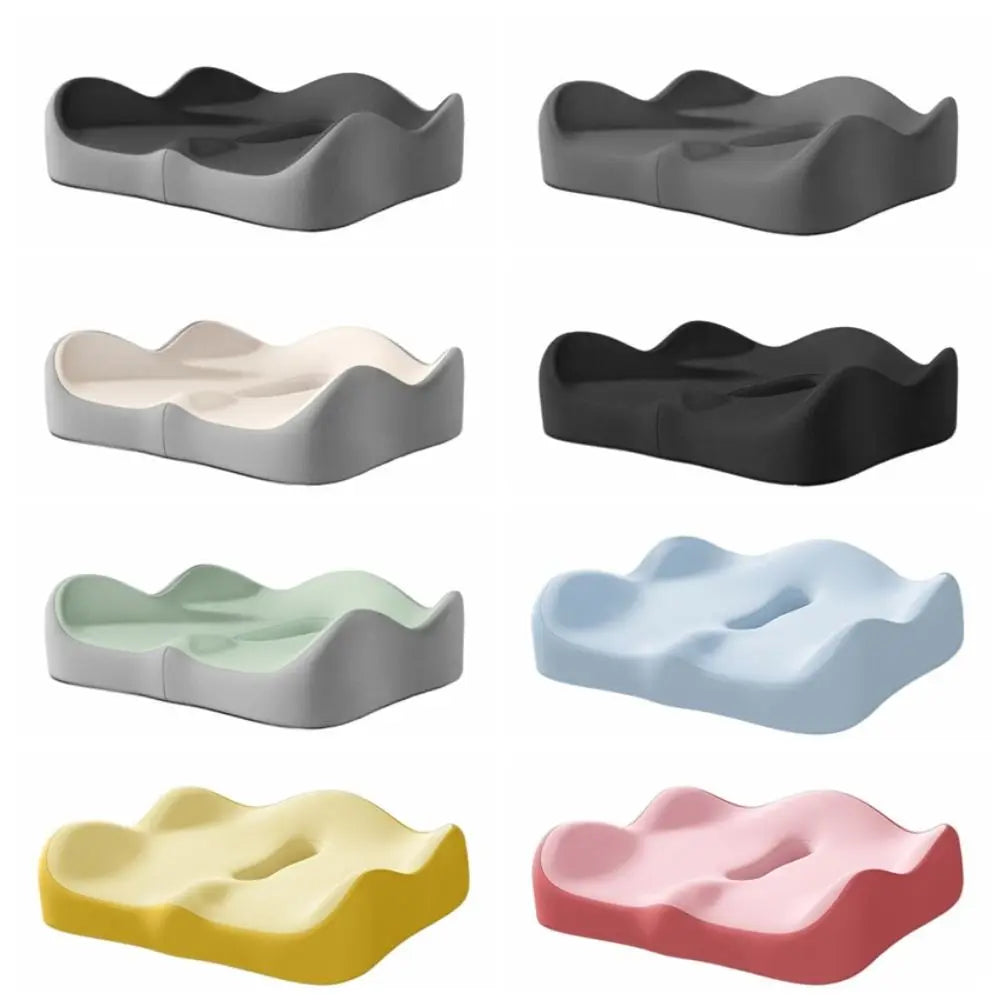 New Tailbone Sciatica Back Pain Relief Comfort Office Chair Car Seat Cushion Non-Slip Orthopedic Memory Foam Coccyx Cushion