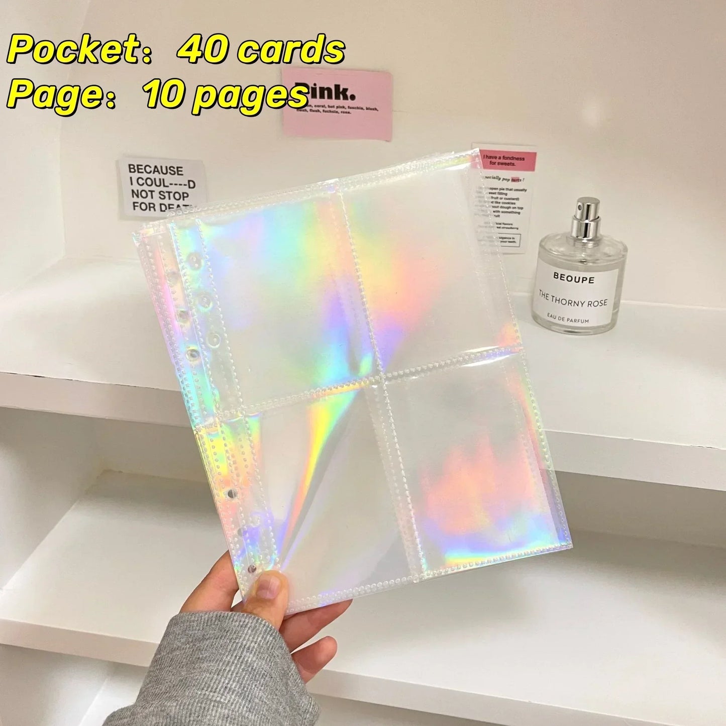 A5 Binder Photocards Cover Kpop Loose-leaf Collect Book Photo Cards Album Storage Book Stationery Birthday Gifts 포토카드 바인더