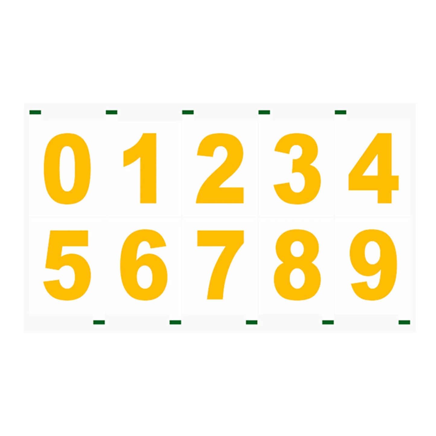 Waterproof Number Sticker Heat Resistant Self Adhesive Nanofilm Mailbox House Address Decals Sticker For Home Farmhouse Decor