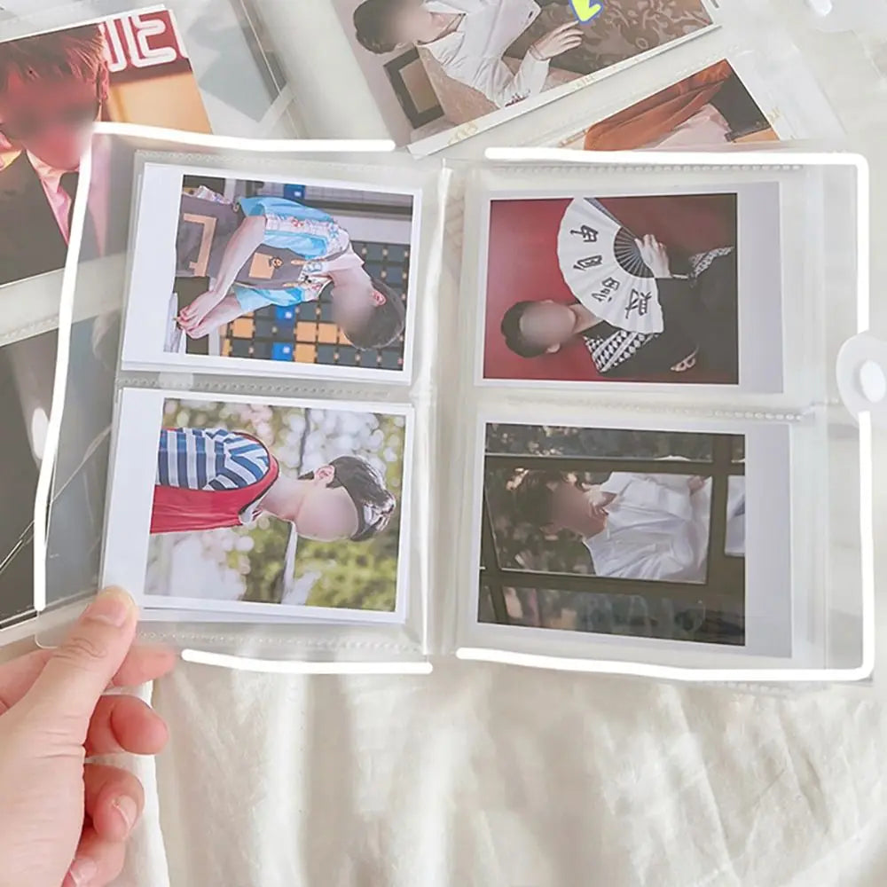 New Collect Book Photo Album 80/160 Slots PVC Picture Card Holder Transparent 3/4/5/6 Inch Photocard Holder Idol Star
