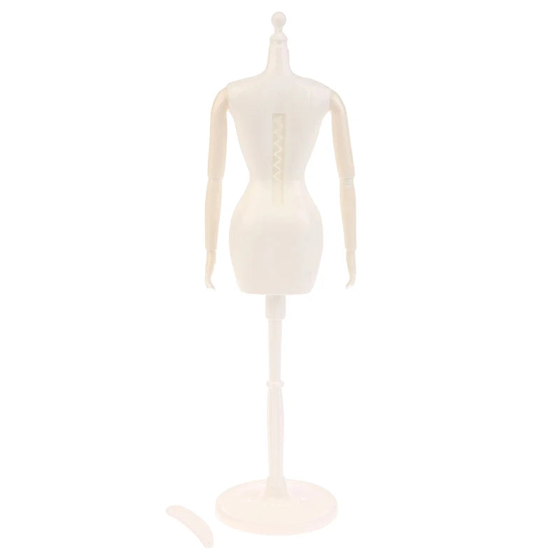 1/6 Doll Mannequin Coat Hanger Dollhouse Doll Skirt Support Wedding Mannequin Stand Humanoid Model Toy Doll Gown Display Form