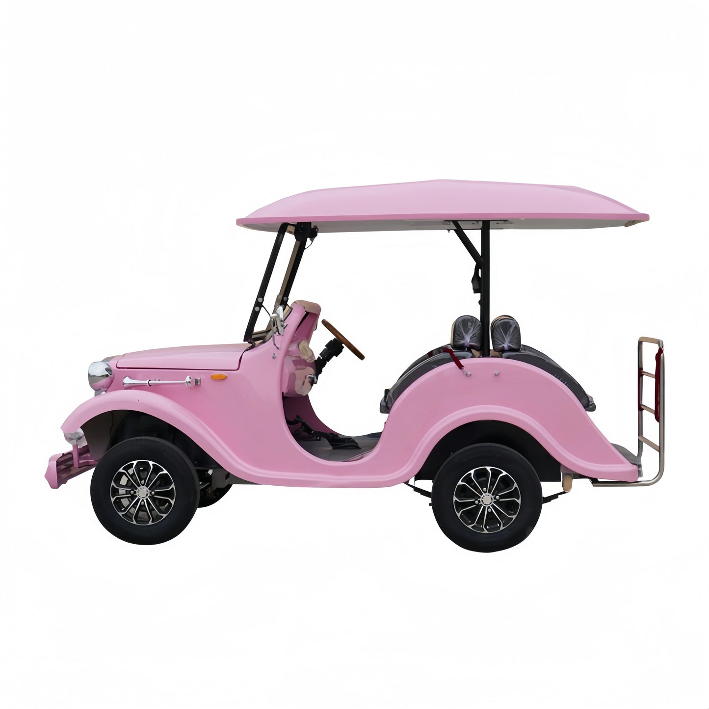 Classic Luxury Retro Electric Car for Adults 4 Wheels Low Speed Special Transportation Vehicle Long Endurance Lithium Battery