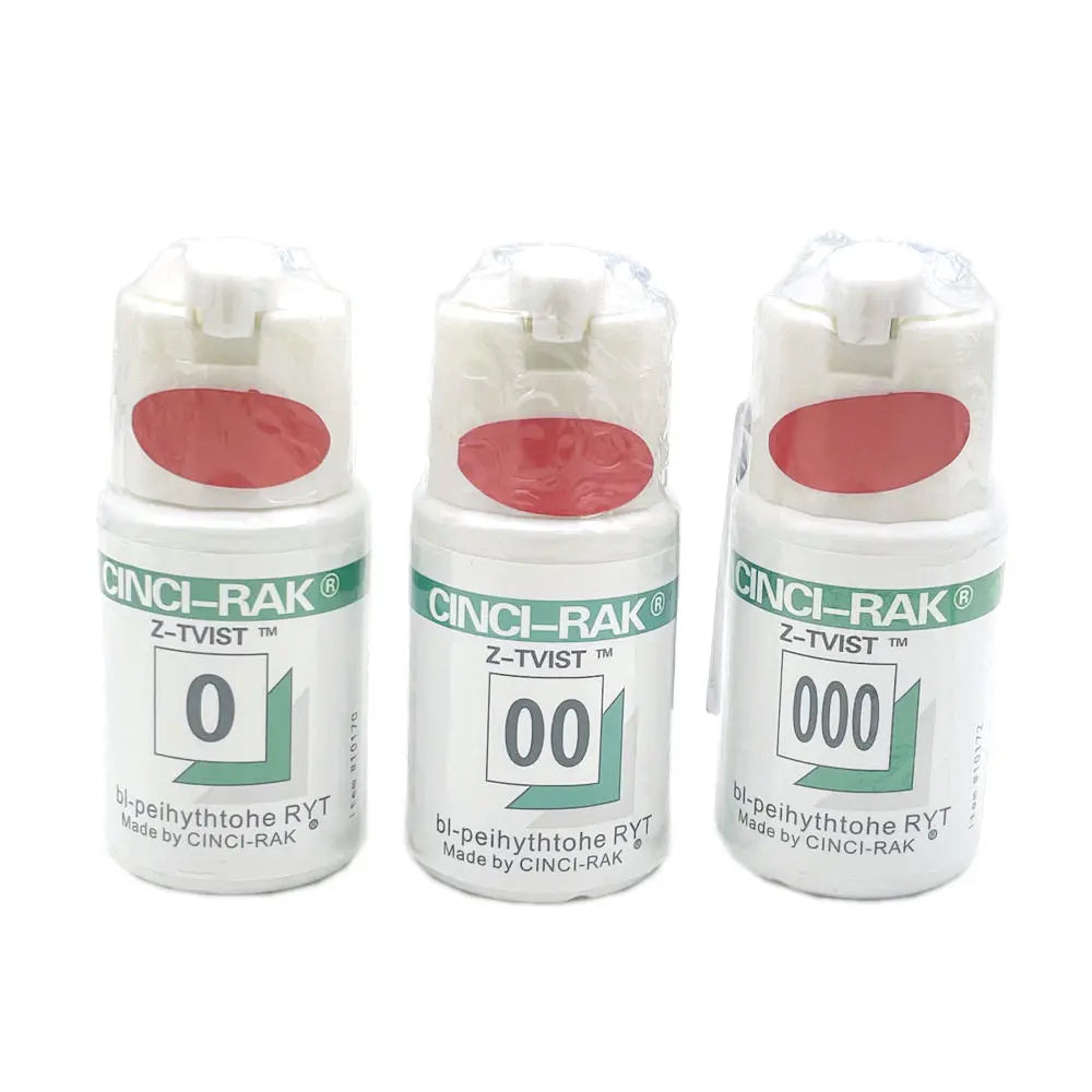 Dental Thread Disposable Gingival Retraction Cord Knitted Cotton Gum Line Dentist Material 1 Bottle Size 0 00 000