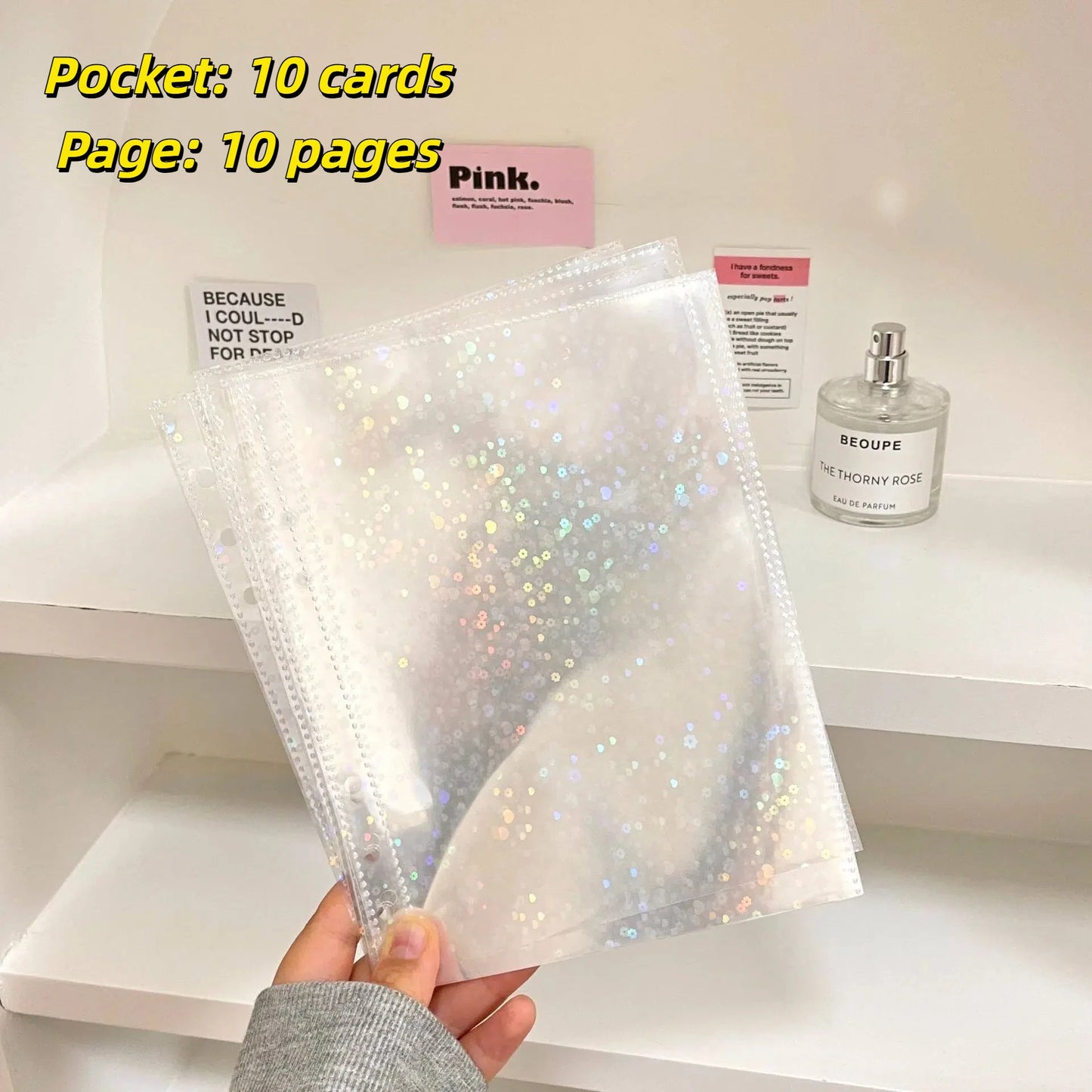 A5 Binder Photocards Cover Kpop Loose-leaf Collect Book Photo Cards Album Storage Book Stationery Birthday Gifts 포토카드 바인더