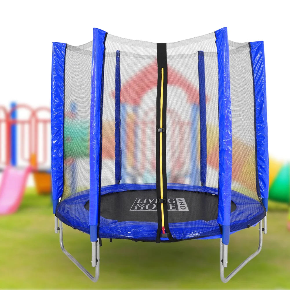 【Breeins】Outdoor Trampoline with Safety Enclosure for Kids Entertainment