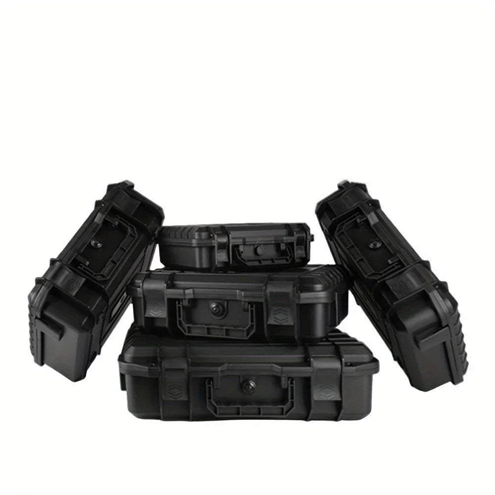 1pc Waterproof Hard Carry Case Bag Tool Case With Pre-cut Sponge Storage Box Safety Protector Organizer Hardware Toolbox