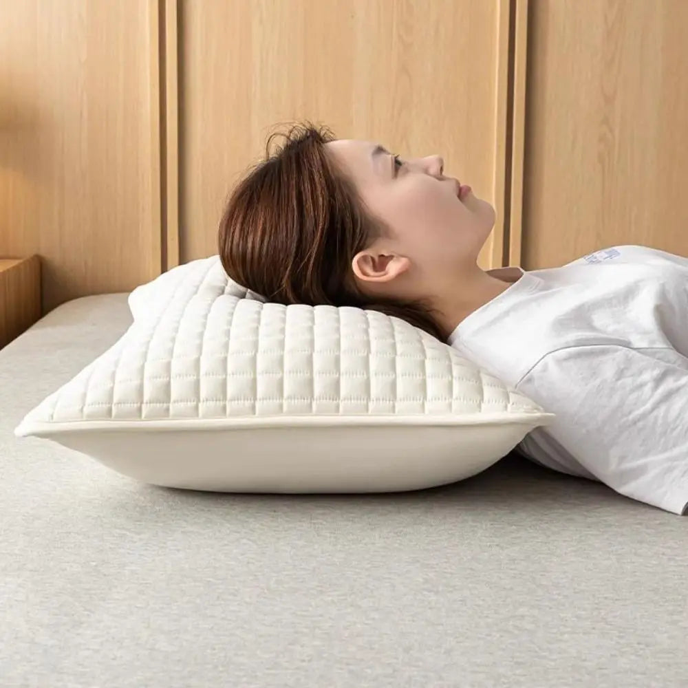 Anti Comfortable Cotton Pillow Cover Head oil Isolation layer Pillow Case Protector Sweatproof Waterproof Pillowcase household