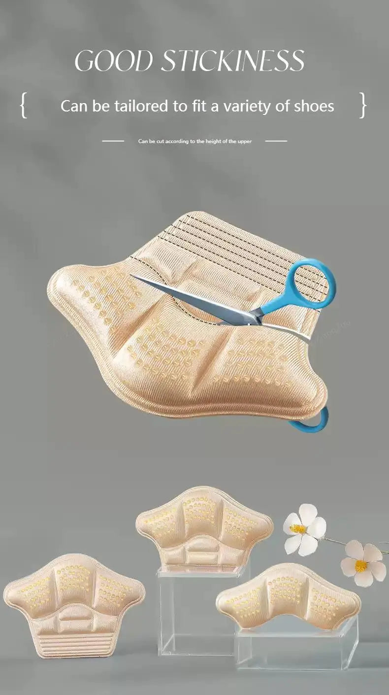 Heel Stickers Heel Protectors Sneaker Shrinking Size Insoles Anti-wear Feet Shoe Pads Adjust Size High Heel Cushion Inserts