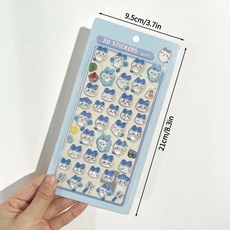 Cartoon Sticker 3D Stickers Aesthetic Sticker DIY Scrapbook Decal Decorations Party Favor ボンボン ドロップシール