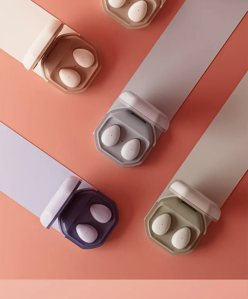 Wireless Earbuds for Sleeping invisible Small Bluetooth Eraphones Mini Comfortable in-Ear Sleep Noise Cancelling TWS Headphones